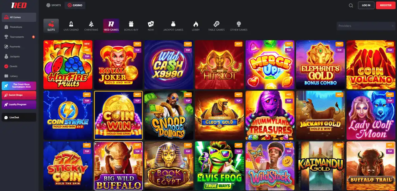 1Red Casino Slots