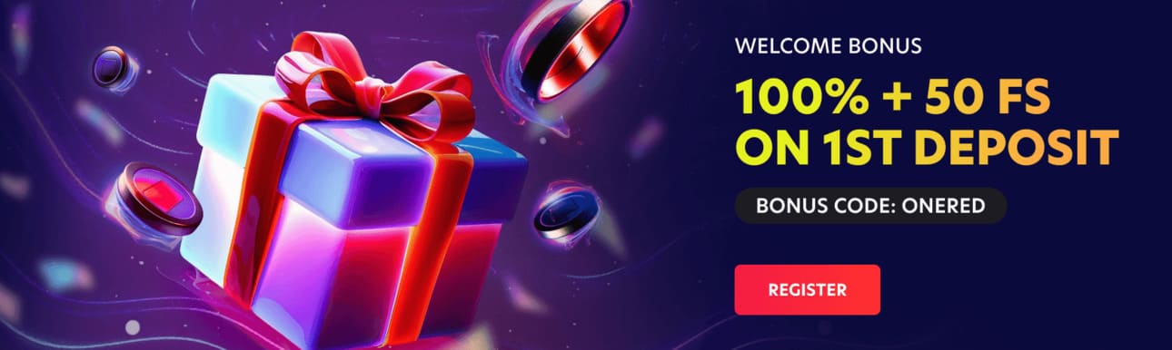 welcome bonus 1RED casino